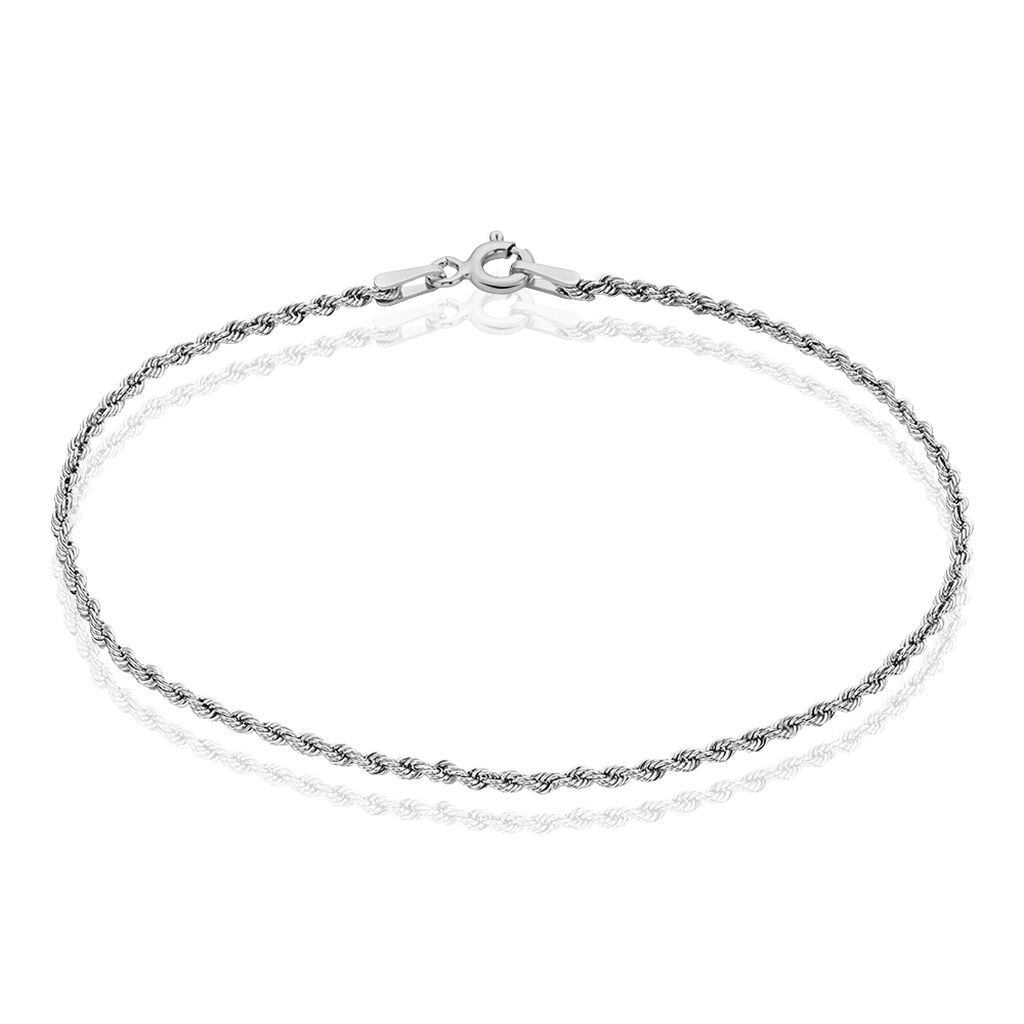 Bracelet Jerry Maille Corde Or Blanc - Bracelets mailles Famille | Marc Orian