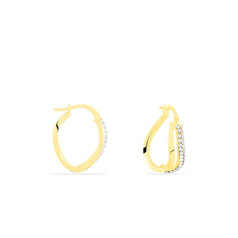 Créoles Hekate Or Jaune Strass - Créoles Femme | Marc Orian
