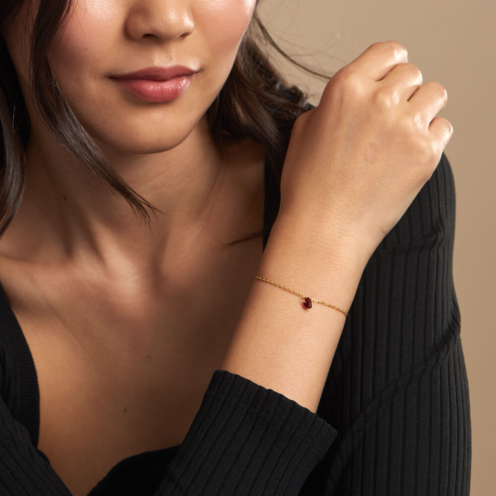Bracelet Crush Plaqué Or Jaune Oxyde De Zirconium - Bracelets chaînes Femme | Marc Orian