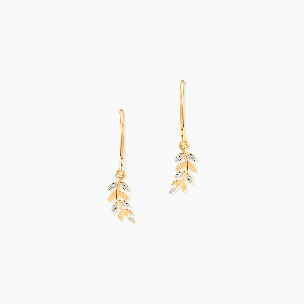 Boucles D'oreilles Pendantes Adansonia Or Jaune - Pendantes Femme | Marc Orian