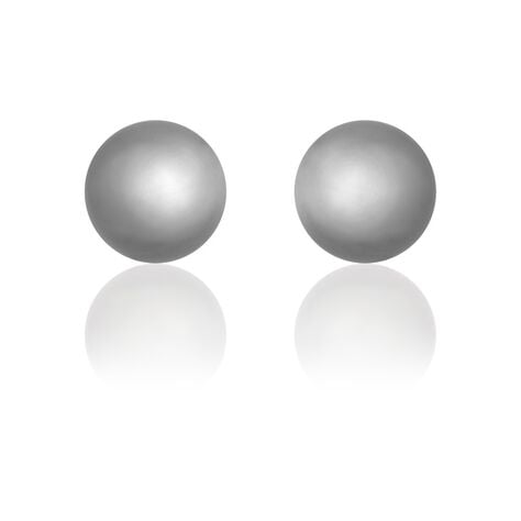 Boucles D'oreilles Puces Lu-ann Or Jaune Perle De Culture De Tahiti - Puces Femme | Marc Orian