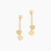Boucles D'oreilles Pendantes Anne-maudae Pendantes Coeurs Or Jaune - Pendantes Femme | Marc Orian