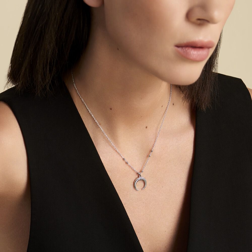 Collier Gipsy Argent Blanc - Colliers ete Femme | Marc Orian