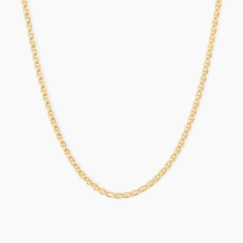 Collier Capucin Argent Dor&eacute; A L'Or 750/1000 - Colliers ete Homme | Marc Orian