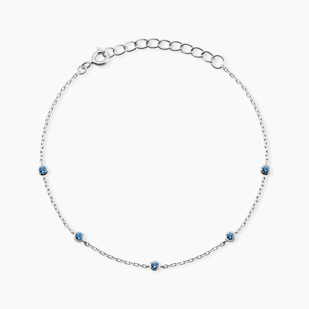 Bracelet Thesee Argent Blanc Oxyde De Zirconium - Bracelets fantaisie Femme | Marc Orian