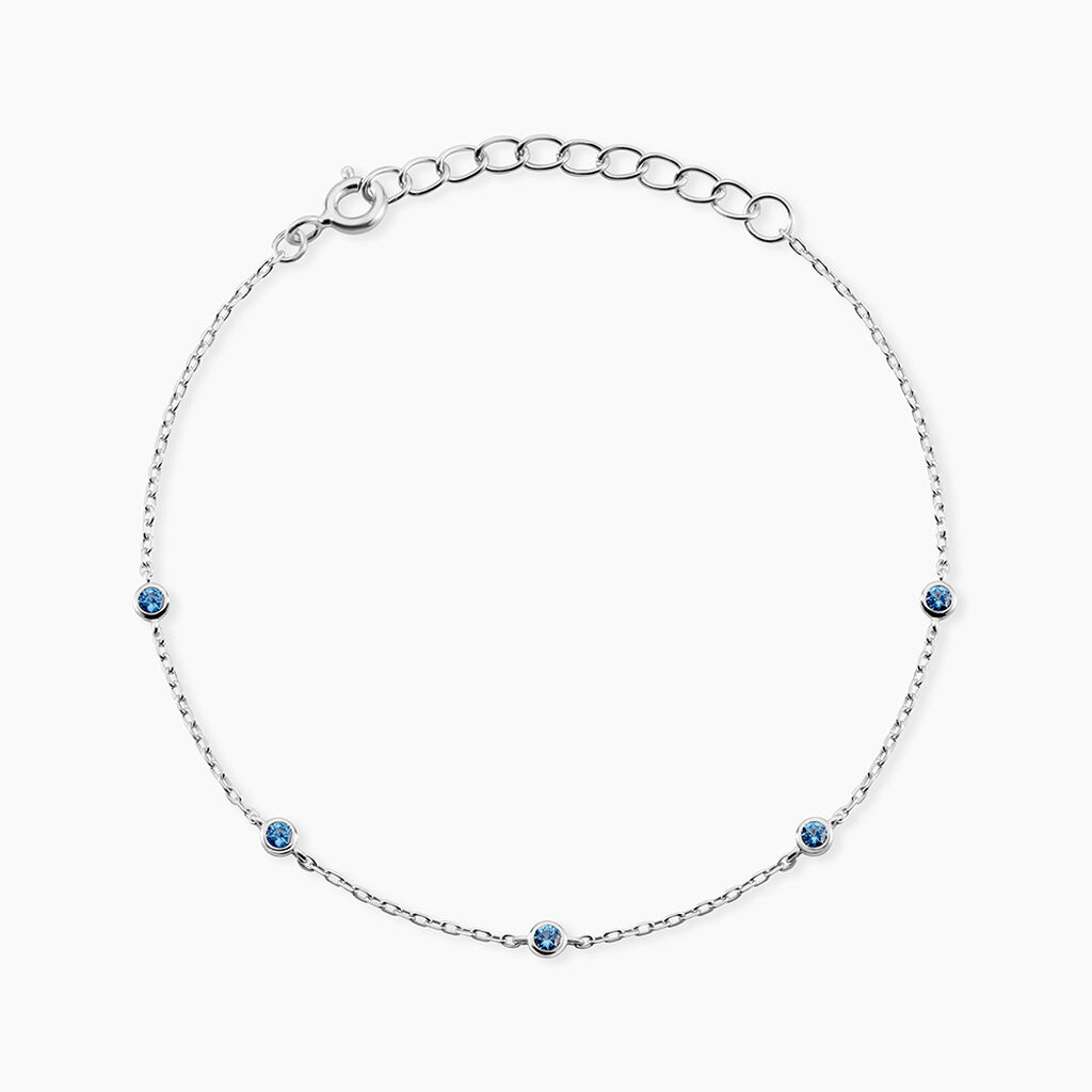 Bracelet Thesee Argent Blanc Oxyde De Zirconium - Bracelets fantaisie Femme | Marc Orian