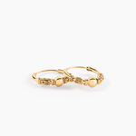 Cr&eacute;oles Tehanie Plaqu&eacute; Or Jaune - Cr&eacute;oles Femme | Marc Orian