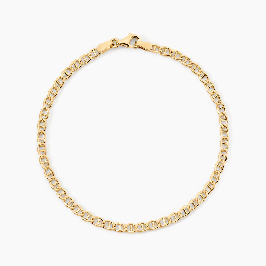 Bracelet Capucin Argent Dor&eacute; A L'Or 750/1000 - Bracelets cha&icirc;nes Femme | Marc Orian