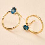 Cr&eacute;oles Kip Or Jaune Topaze - Cr&eacute;oles Femme | Marc Orian