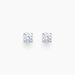 Boucles D'oreilles Puces Rio Santa Teresa Argent Blanc Oxyde Zirconium - Puces Femme | Marc Orian