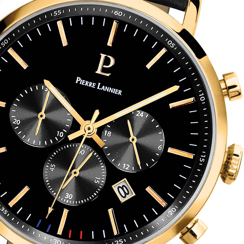 Montre Pierre Lannier Baron Noir - Montres étanches Homme | Marc Orian