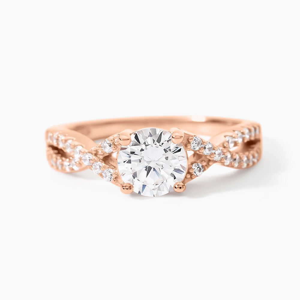 Bague Karin Argent Rose Oxyde De Zirconium - Bijoux fantaisie Femme | Marc Orian
