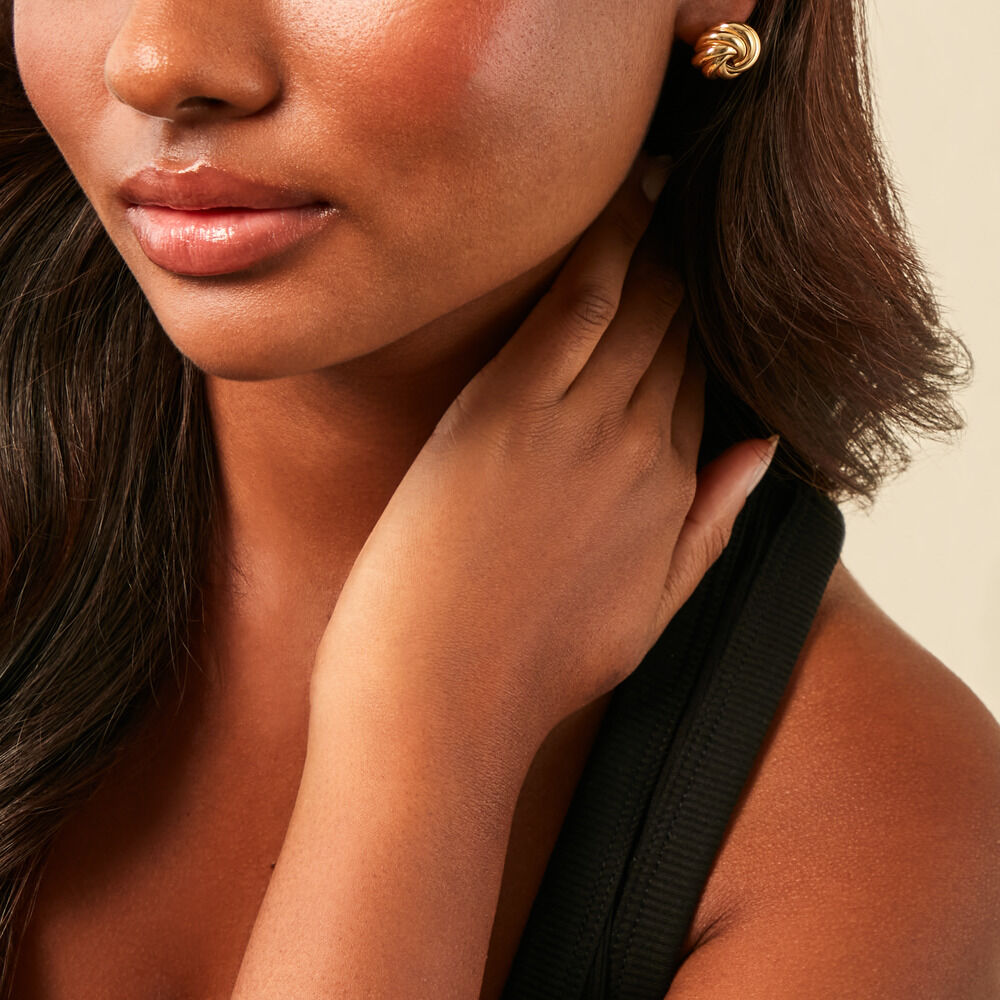 Boucles D'Oreilles Puces Gilad Or Jaune - Puces Femme | Marc Orian