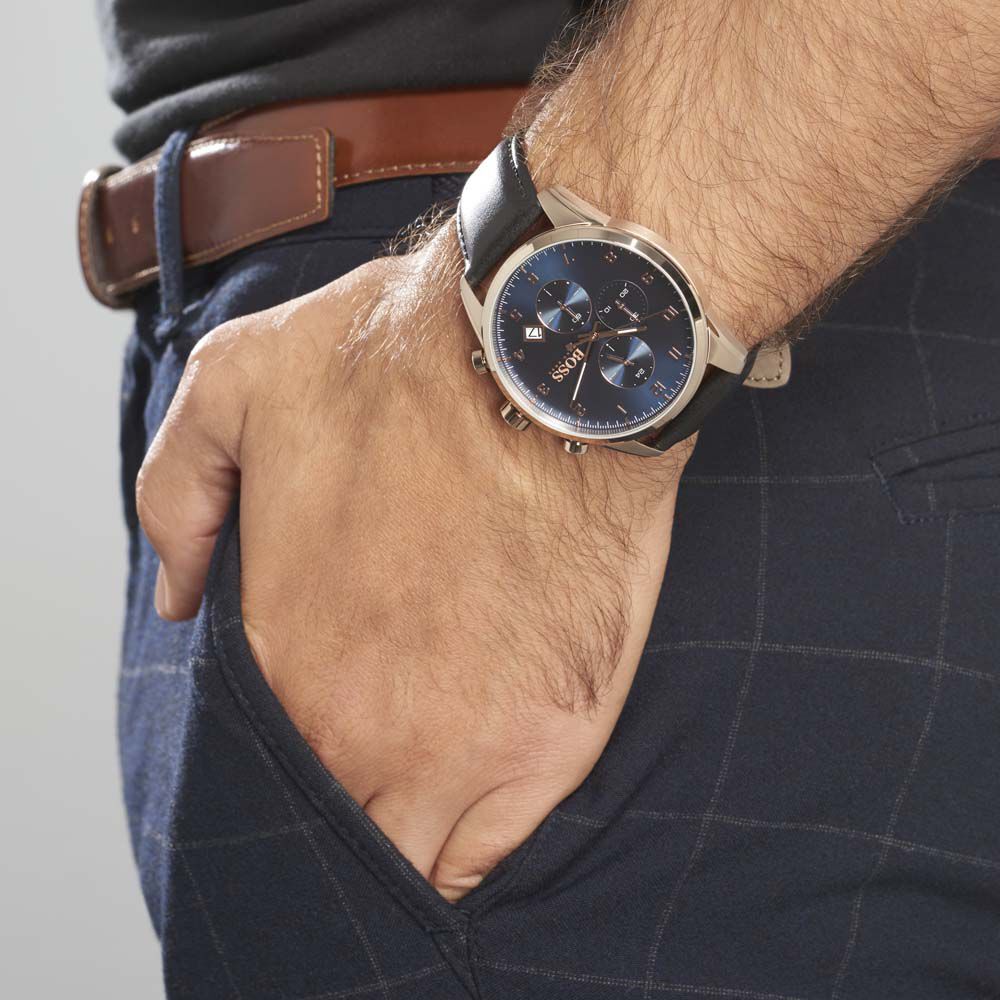 Montre Boss Skymaster Bleu - Montres étanches Homme | Marc Orian