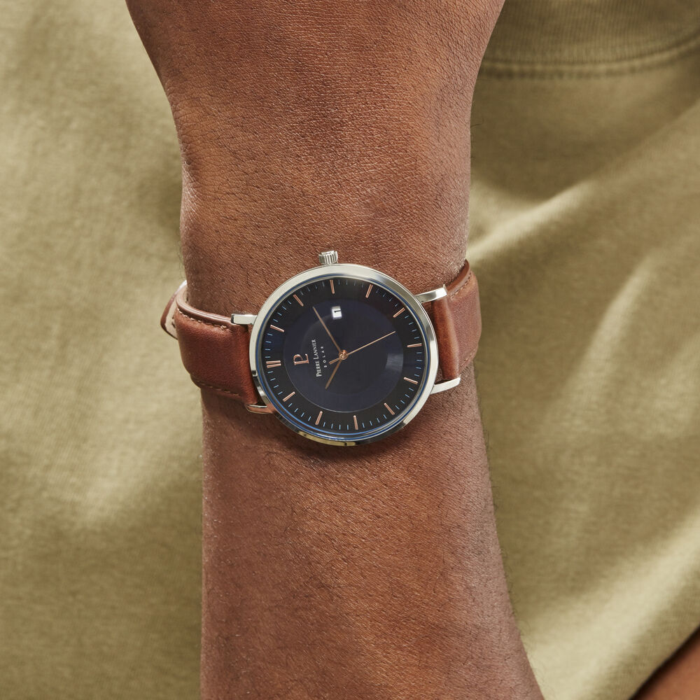 Montre Pierre Lannier Inti Bleu - Montres classiques Homme | Marc Orian