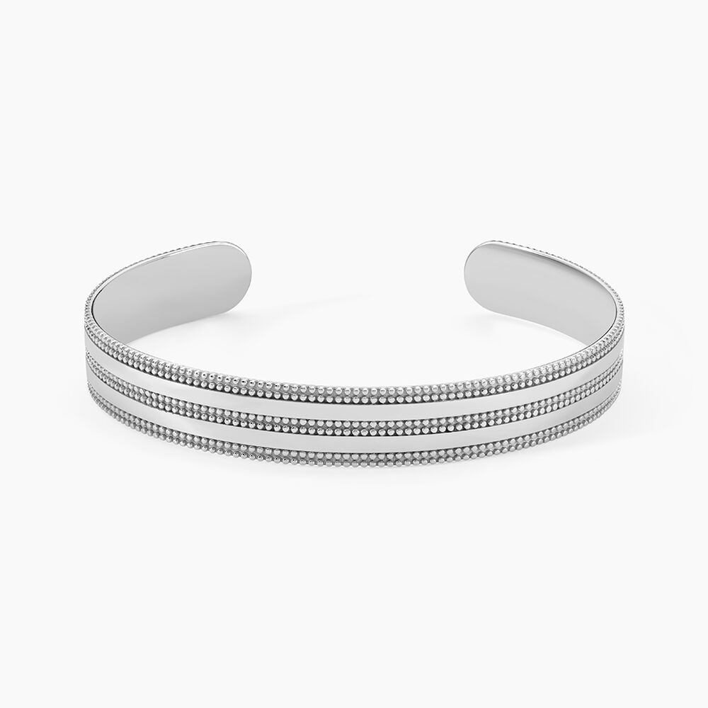 Bracelet Jonc Ayo Argent Blanc - Bracelets joncs Femme | Marc Orian