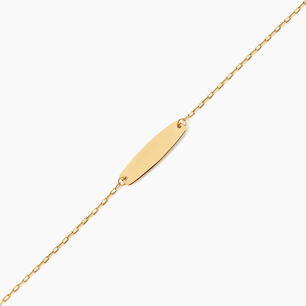 Bracelet Identit&eacute;e Gaspardine Argent Dor&eacute; A L'Or 750/1000 - Gourmettes Femme | Marc Orian
