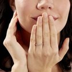 Alliance Hera Or Blanc Diamant - Alliances avec pierres Femme | Marc Orian