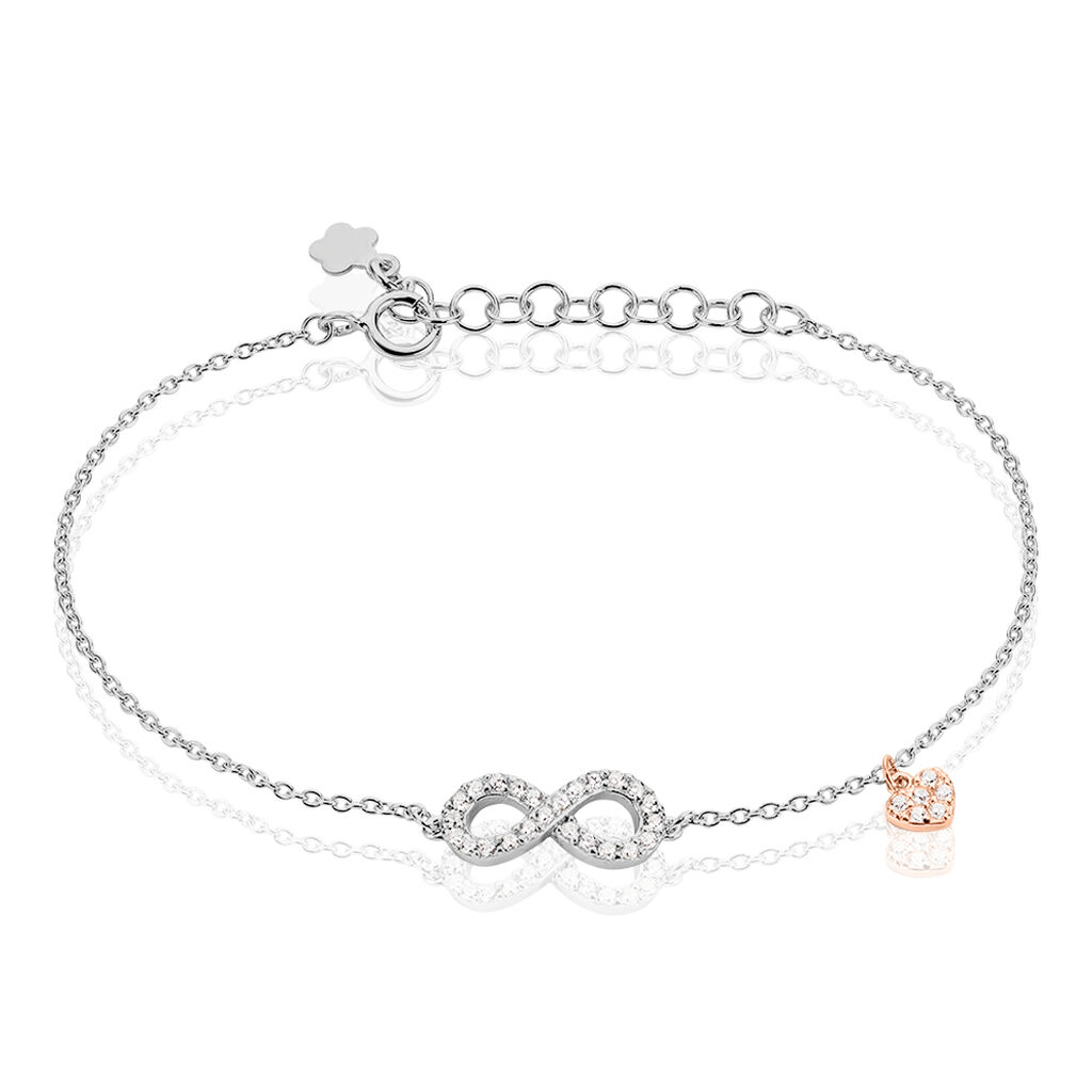 Bracelet Nella Argent Blanc Oxyde De Zirconium - Bracelets fantaisie Femme | Marc Orian
