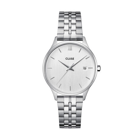 Montre Cluse Minuit Date Argenté - Montres étanches Femme | Marc Orian