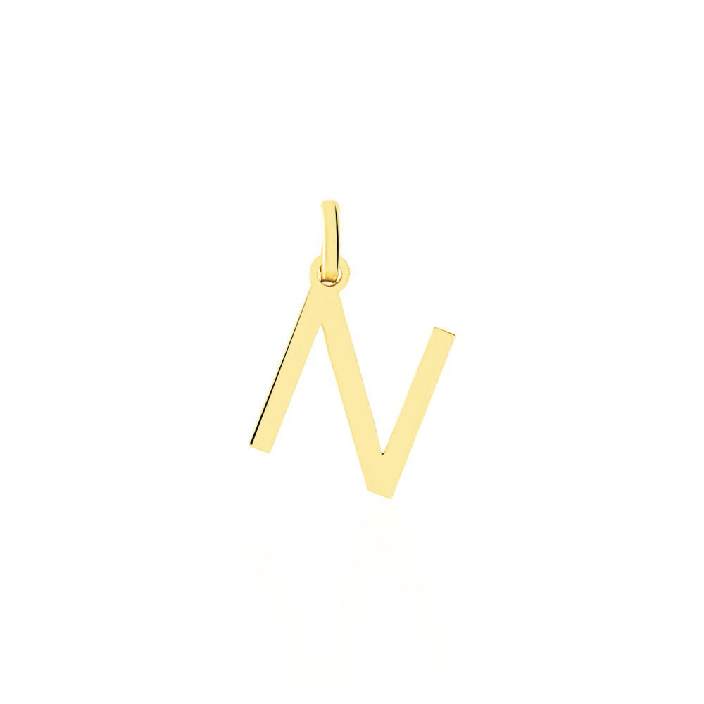 Pendentif Ionia Lettre Or Jaune - Pendentifs Famille | Marc Orian