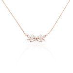 Collier Oralie Argent Rose Oxyde De Zirconium - Colliers avec pierres Femme | Marc Orian