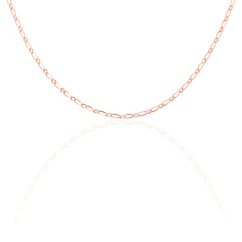 Cha&icirc;ne Ophelio Maille Alternee 1/1 Or Rose - Chaines Femme | Marc Orian