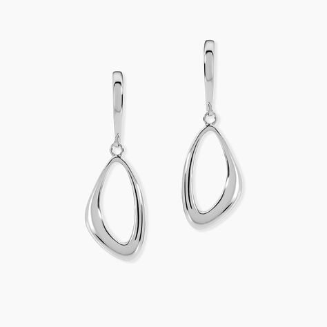 Boucles D'oreilles Pendantes Ketyae Argent Blanc - Pendantes Femme | Marc Orian