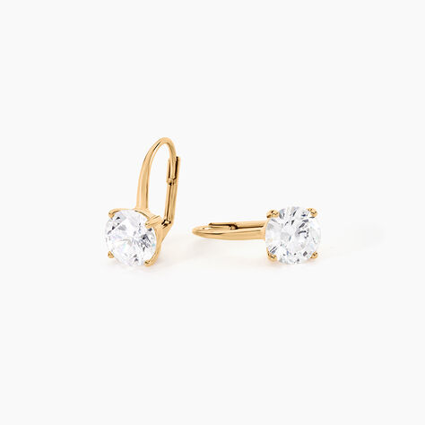 Boucles D'oreilles Pendantes Fippe Oxydes De Zirconium - Pendantes Femme | Marc Orian