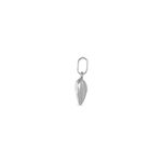 Pendentif Eudocie Coeur Lisse Or Blanc - Pendentifs Famille | Marc Orian