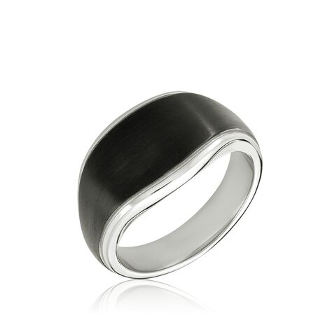 Bague Otis Acier Argent&eacute; - Bijoux fantaisie Homme | Marc Orian