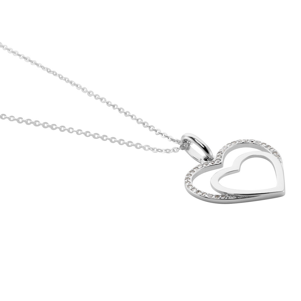 Collier Gasparde Argent Blanc Oxyde De Zirconium - Colliers avec pierres Femme | Marc Orian