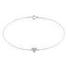 Bracelet Or Blanc Abidan Diamants - Bracelets chaînes Femme | Marc Orian