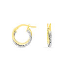 Cr&eacute;oles Maelia Or Bicolore - Cr&eacute;oles Femme | Marc Orian