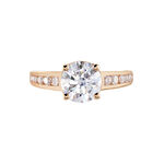 Bague Tatjana Or Rose Oxyde De Zirconium - Solitaires Femme | Marc Orian
