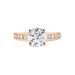 Bague Tatjana Or Rose Oxyde De Zirconium - Solitaires Femme | Marc Orian