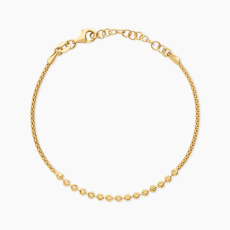 Bracelet Damaris Argent Dor&eacute; A L'Or 750/1000 - Bracelets cha&icirc;nes Femme | Marc Orian