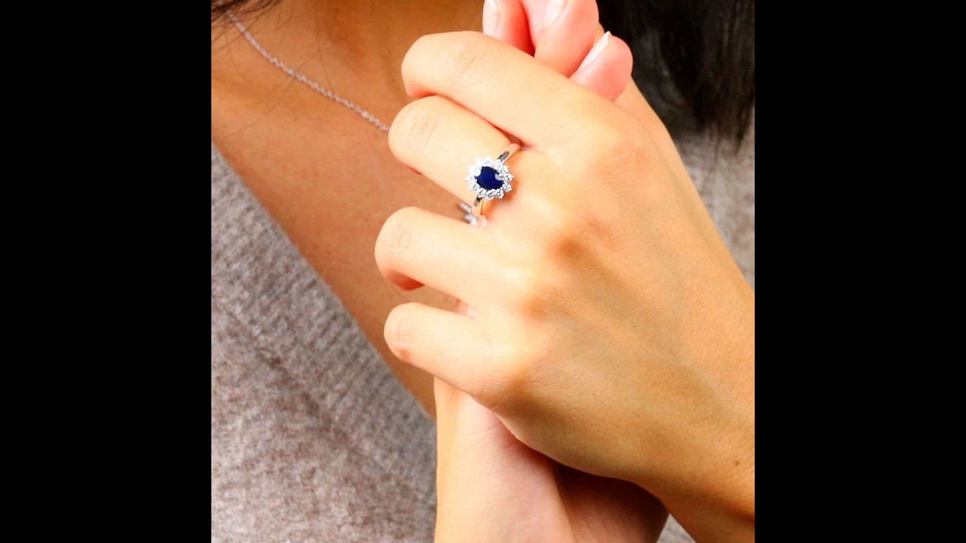 Bague Vladimir Or Blanc Saphir Et Diamant B3DFBSB499H Marc Orian Bijouterie en ligne