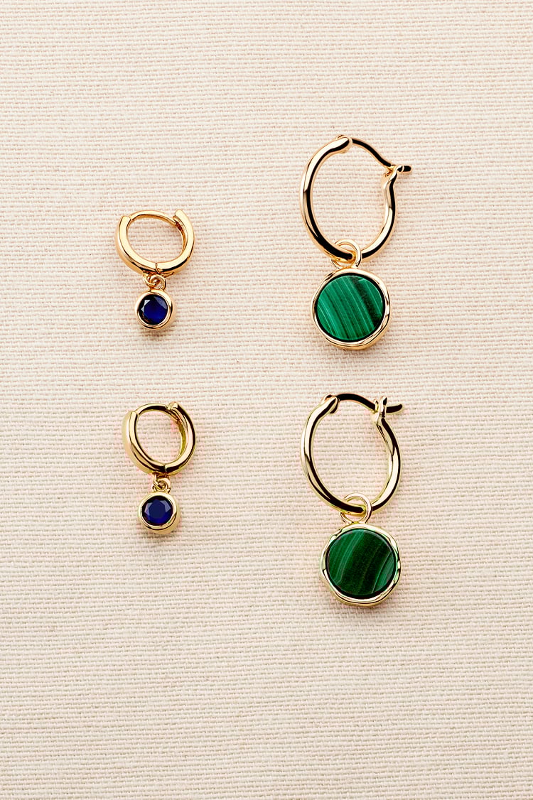 Boucles d'oreilles colorées