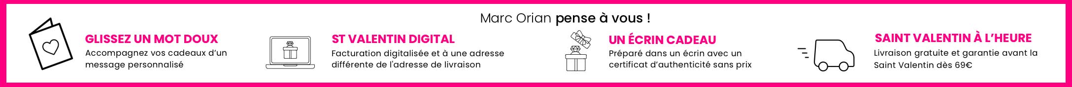 Les services Saint Valentin de Marc Orian