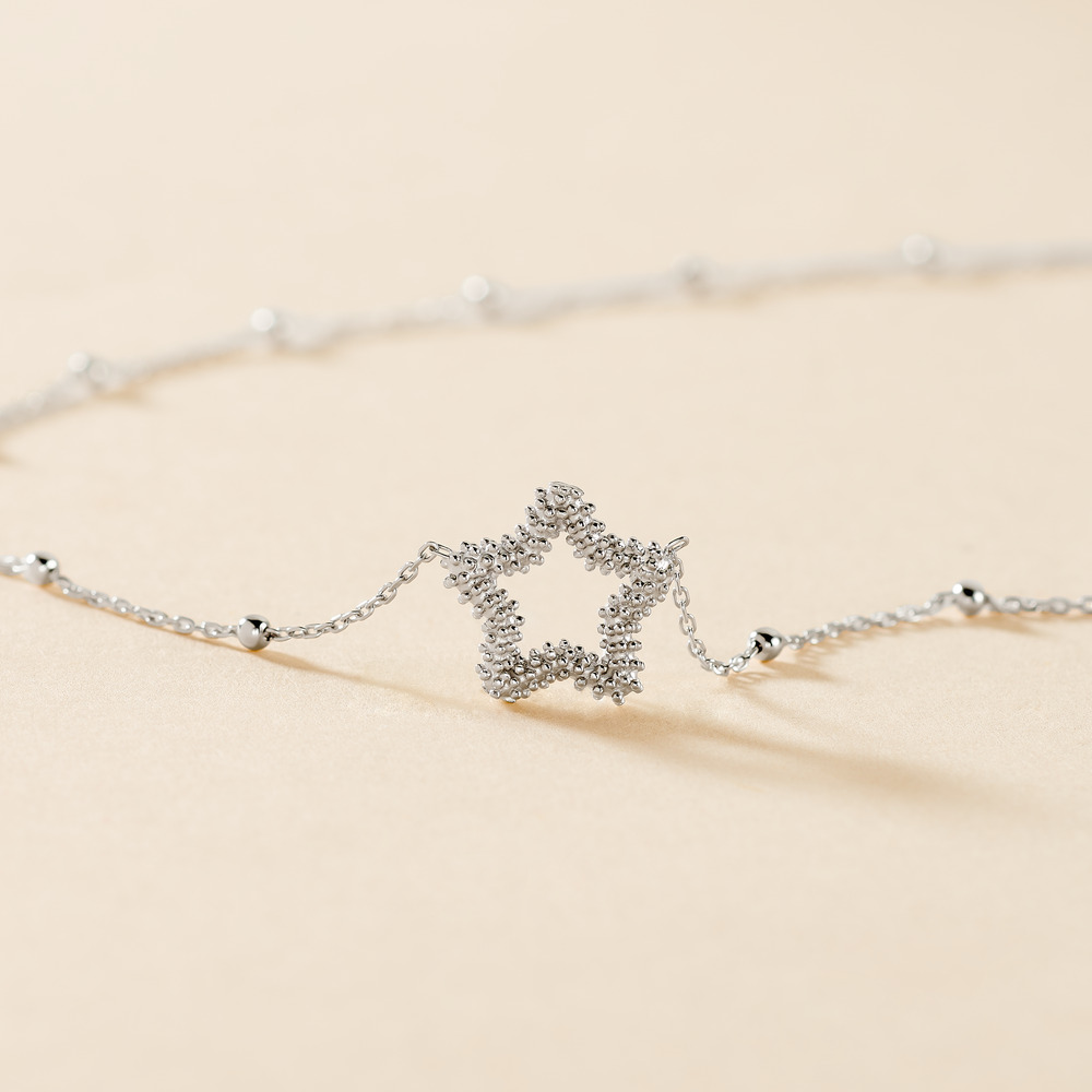 Collier Aella Argent Blanc - Colliers fantaisie Femme | Marc Orian