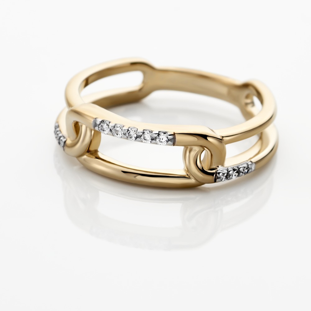Bague Plaqué Or Mietta Oxydes De Zirconium - Bagues avec pierre Femme | Marc Orian