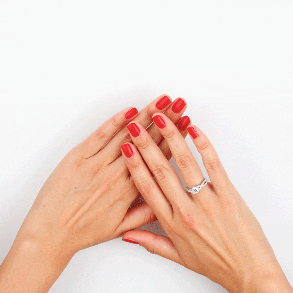 Bague Karin Argent Blanc Oxyde De Zirconium - Solitaires Femme | Marc Orian