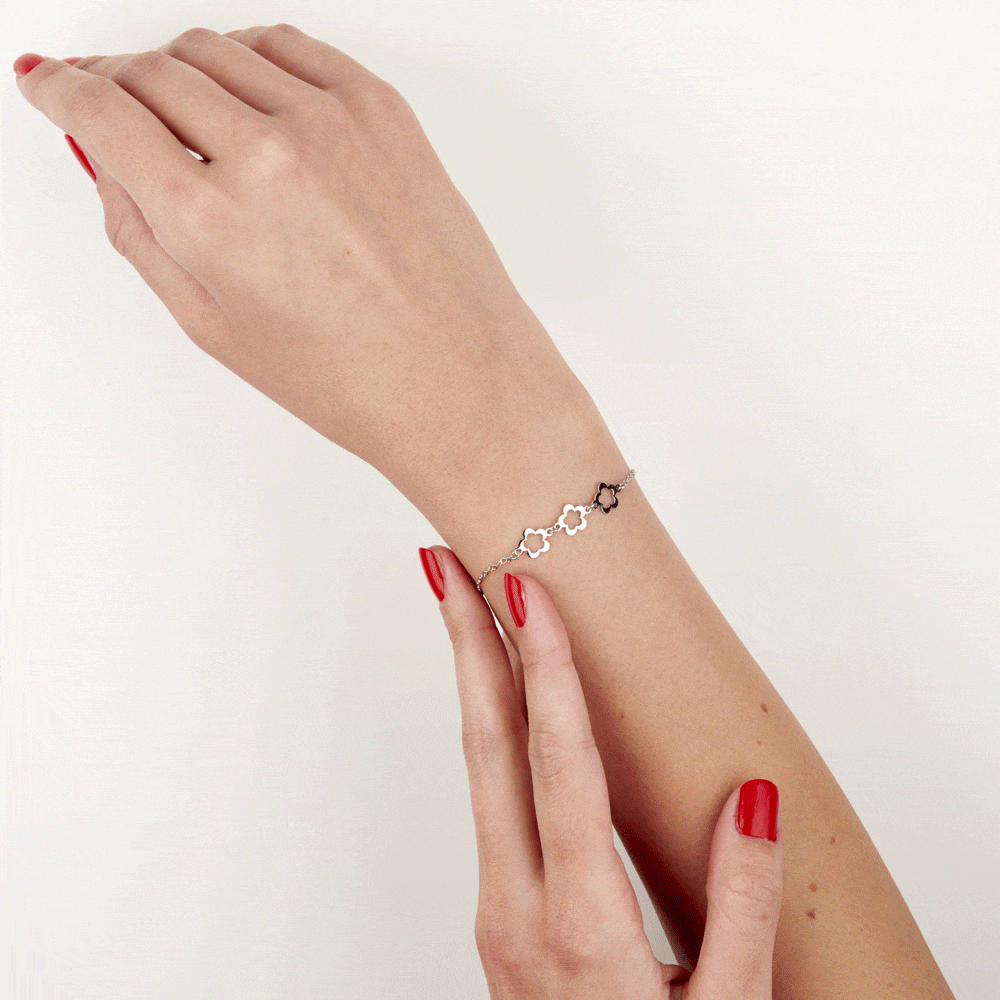 Bracelet Lucilla Argent Blanc -  Femme | Marc Orian