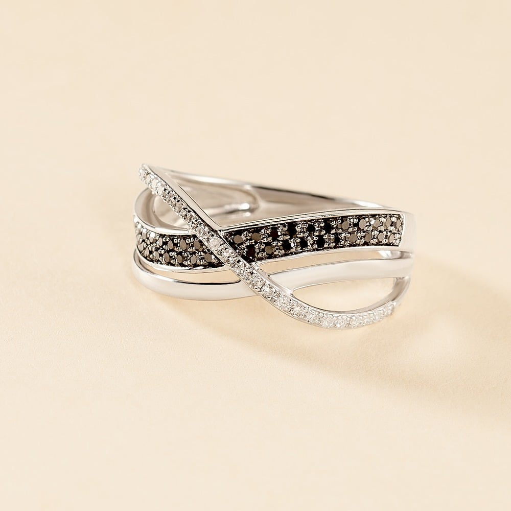 Bague Emilie Or Blanc Diamant - Bagues pierres pr&eacute;cieuses Femme | Marc Orian