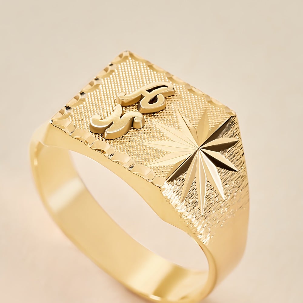 Chevaliere Gearalt Or Jaune - Chevalières Homme | Marc Orian
