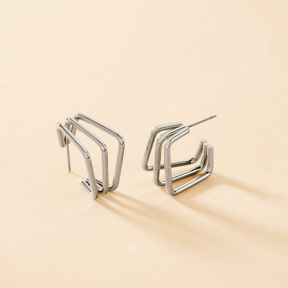 Cr&eacute;oles Stormie Acier Blanc - Cr&eacute;oles Femme | Marc Orian