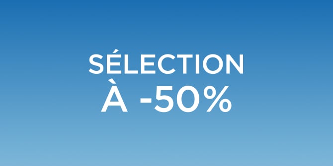 Ventes priv&eacute;es -50%